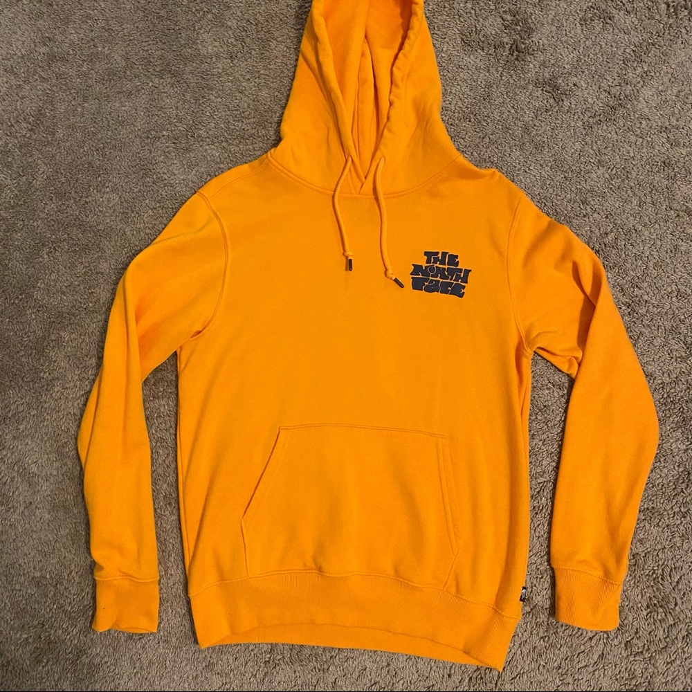 Orange North Face Hoodie